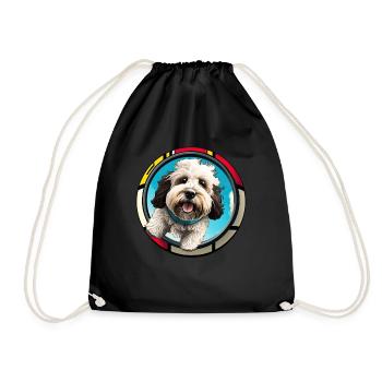 Hunde Spruch Havaneser Design für Hundeliebhaber - Turnbeutel - Schwarz - Vorne