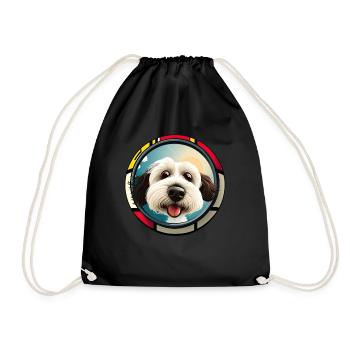 Hunde Spruch Havaneser Design für Hundeliebhaber - Turnbeutel - Schwarz - Vorne