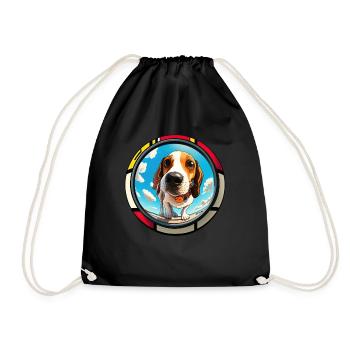 Dog Saying Beagle Design pour les amoureux des chiens - Sac de sport léger - noir - Devant