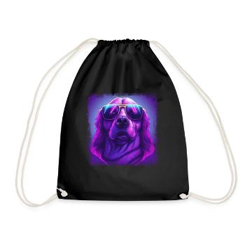 Hunde Spruch Golden Retriever Design - Turnbeutel - Schwarz - Vorne