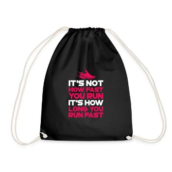 Courir - Sac de sport léger - noir - Devant