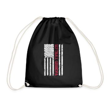 Softball États-Unis - Sac de sport léger - noir - Devant