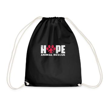 Animal Rescue Animal Rights Animal Love Pet Gift - Drawstring Bag - black - Front