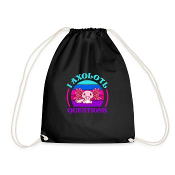 Axolotl - Sac de sport léger - noir - Devant