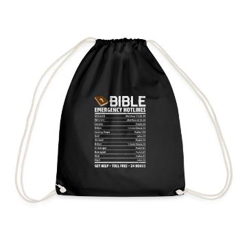 Bible - Sac de sport léger - noir - Devant