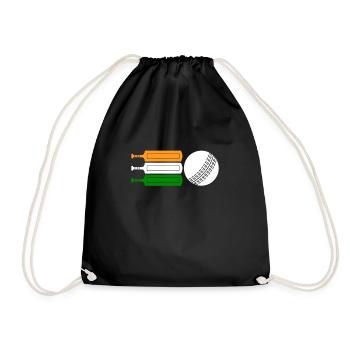 cricket - Drawstring Bag - black - Front