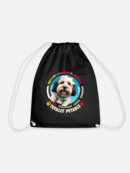 Hunde Spruch Havaneser Design für Hundeliebhaber - Turnbeutel - Schwarz