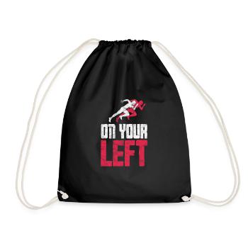 Running Runner Jogging Jogging Runner Cadeau - Sac de sport léger - noir - Devant
