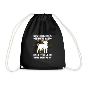 Animal Rescue - Drawstring Bag - black - Front