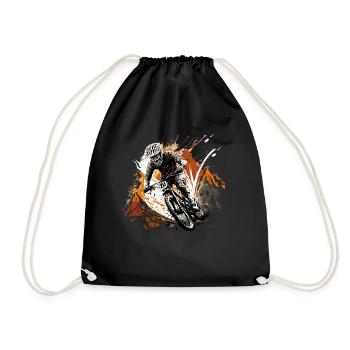 Conception cool de descente de VTT pour les fans de VTT - Sac de sport léger - noir - Devant