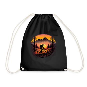 Conception cool de descente de VTT pour les fans de VTT - Sac de sport léger - noir - Devant
