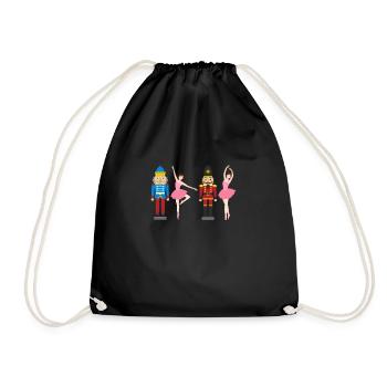 Ballet Ballerine Ballet Danseuse Danse Cadeau - Sac de sport léger - noir - Devant