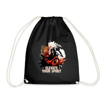 Conception cool de descente de VTT pour les fans de VTT - Sac de sport léger - noir - Devant
