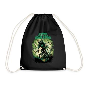 Conception cool de descente de VTT pour les fans de VTT - Sac de sport léger - noir - Devant