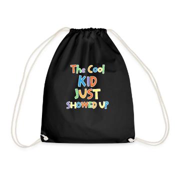 L’enfant cool vient d’arriver - drôle - Sac de sport léger - noir - Devant