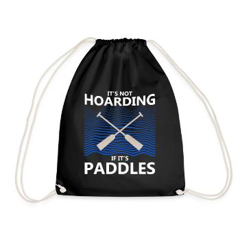 Dragon Boat Racing Design for Dragon Boating - Drawstring Bag - black - Front
