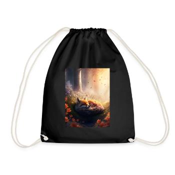 Fix et Foxi Fox disant chemise de couchage Câlin - Sac de sport léger - noir - Devant