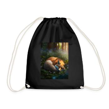 Fix et Foxi Fox disant chemise de couchage Câlin - Sac de sport léger - noir - Devant