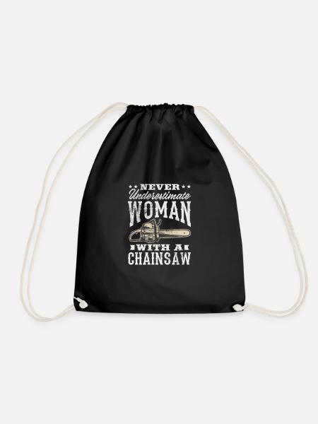 Baumpfleger Baumkletterer Arborist Geschenk - Turnbeutel - Schwarz