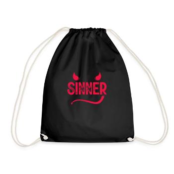Atheist - Drawstring Bag - black - Front