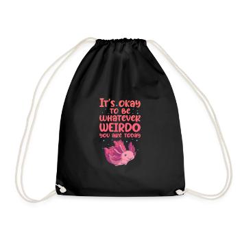 Axolotl - Sac de sport léger - noir - Devant