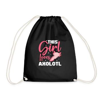Axolotl - Sac de sport léger - noir - Devant