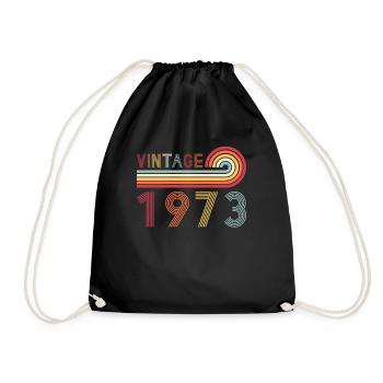 Drôle de millésime né en 1973 anniversaire - Sac de sport léger - noir - Devant