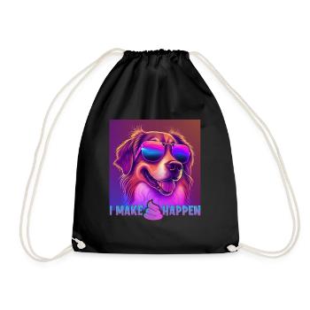 Chiens Berger Australien Chiens Amoureux Aussie - Sac de sport léger - noir - Devant