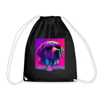 Dog Saying Labrador Retriever Design pour - Sac de sport léger - noir - Devant