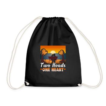 Valentinstag Geschenke Liebhaber Und Paare Designs - Turnbeutel - Schwarz - Vorne
