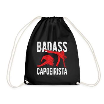 Capoeira - Turnbeutel - Schwarz - Vorne