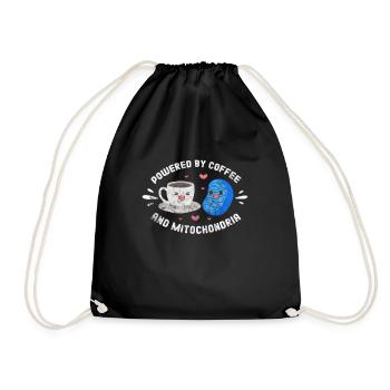 Coffee - Drawstring Bag - black - Front