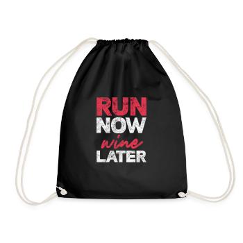 Running Runner Jogging Jogging Runner Cadeau - Sac de sport léger - noir - Devant