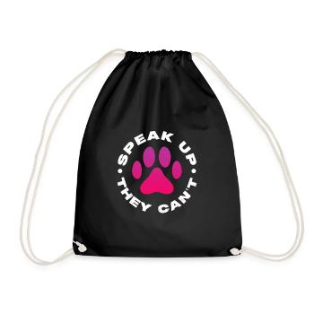 Sauvetage d’animaux - Sac de sport léger - noir - Devant