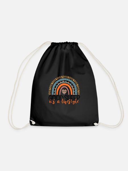 Good Sleep Is a Lifestyle - Mom Life Support Sleep - Turnbeutel - Schwarz
