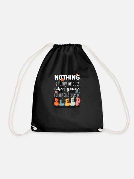 Support other Sleep Deprived Mom out there - Turnbeutel - Schwarz