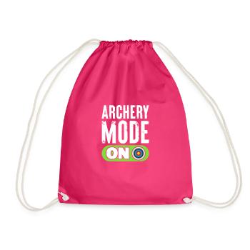 Archery - Drawstring Bag - fuchsia - Front