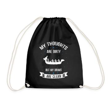 Bateau Dragon et équipage de bateau-dragon - Sac de sport léger - noir - Devant