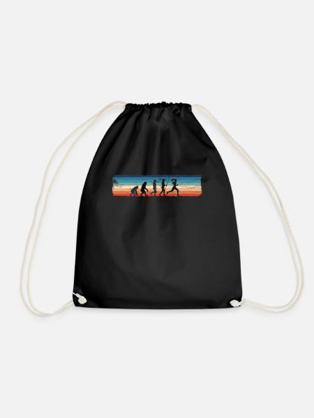 Retro Running Evolution – Plus drôle - Sac de sport léger - noir