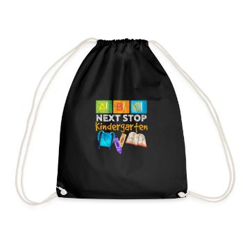 École maternelle - Sac de sport léger - noir - Devant