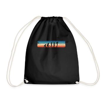 The development of the photographer - The - Drawstring Bag - black - Front