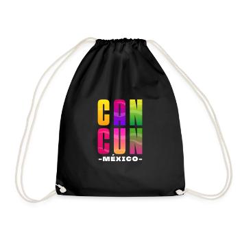 Mexique Cancun Mexicain Cadeau mexicain - Sac de sport léger - noir - Devant