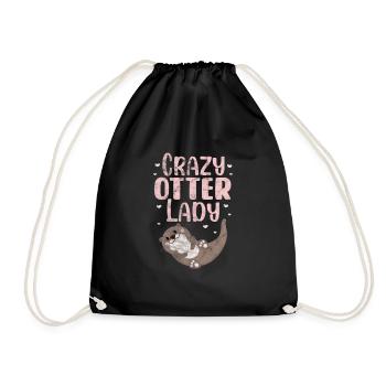 Loutre - Sac de sport léger - noir - Devant