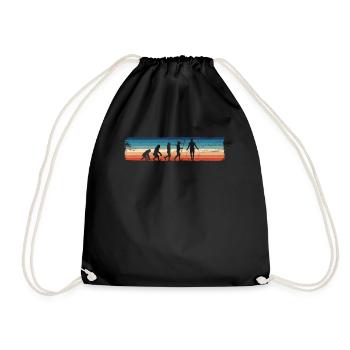 Retro Skipping Rope Evolution - Drôle - Sac de sport léger - noir - Devant