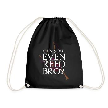 Citation de cornemuse pour les musiciens écossais et de cornemuse - Sac de sport léger - noir - Devant