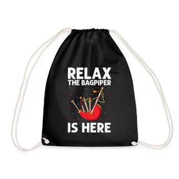 Conception de cornemuse pour Scotland Pride et cornemuse - Sac de sport léger - noir - Devant