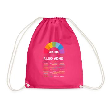 ADHS - Turnbeutel - Fuchsia - Vorne