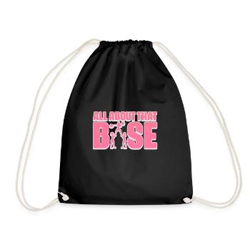 Cheerleader - Drawstring Bag - black - Front