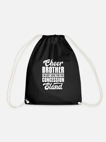 Cheerleader Bruder - Turnbeutel - Schwarz