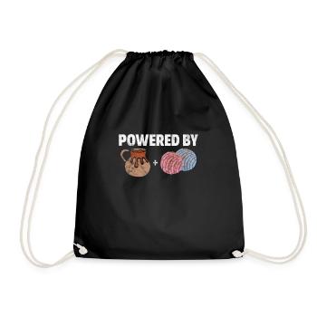 Coudre du café - Sac de sport léger - noir - Devant